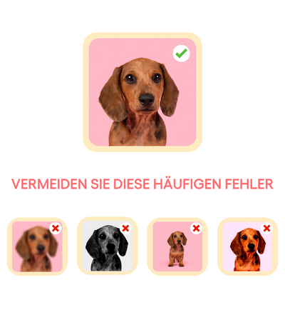 Für ein klares und scharfes Ergebnis