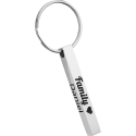 Schlüsselanhänger mit 3D-Rechteck-Gravur